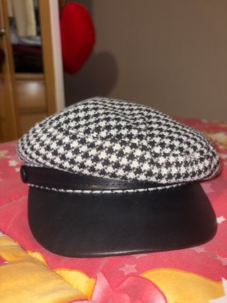 Cappello Pied-de-poule con visiera