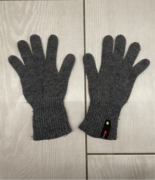 Guanti in lana Diesel grigi