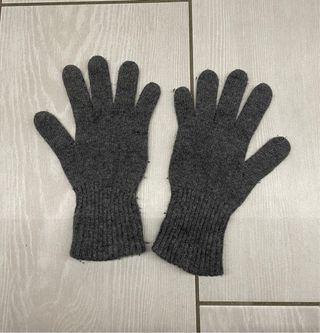 Guanti in lana Diesel grigi