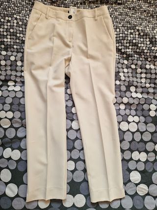 Pantaloni eleganti beige Emme Marella