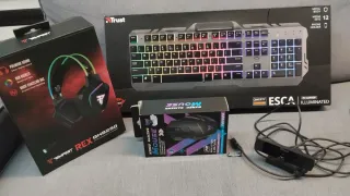 Pack Gaming: Teclado, Ratón y Auriculares