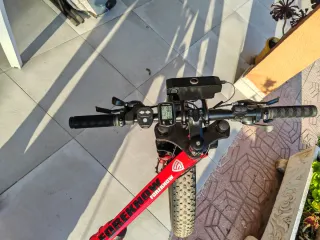 Bicicleta Fat Bike Roja