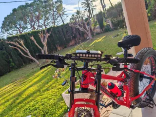 Bicicleta Fat Bike Roja