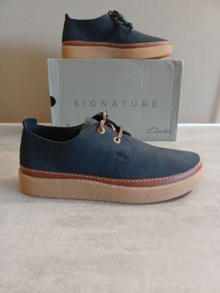 Zapatos Clarks Clarkwood Low Talla 42.5 Azul
