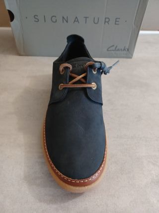 Zapatos Clarks Clarkwood Low Talla 42.5 Azul