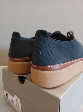 Zapatos Clarks Clarkwood Low Talla 42.5 Azul