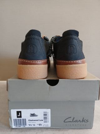 Zapatos Clarks Clarkwood Low Talla 42.5 Azul