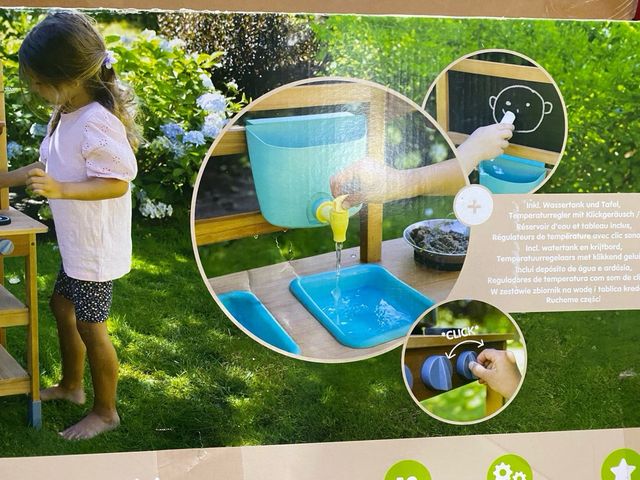 Cucina da giardino in legno