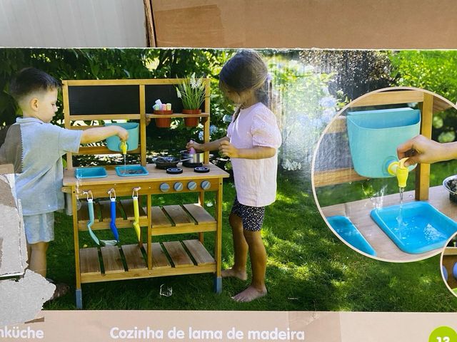 Cucina da giardino in legno