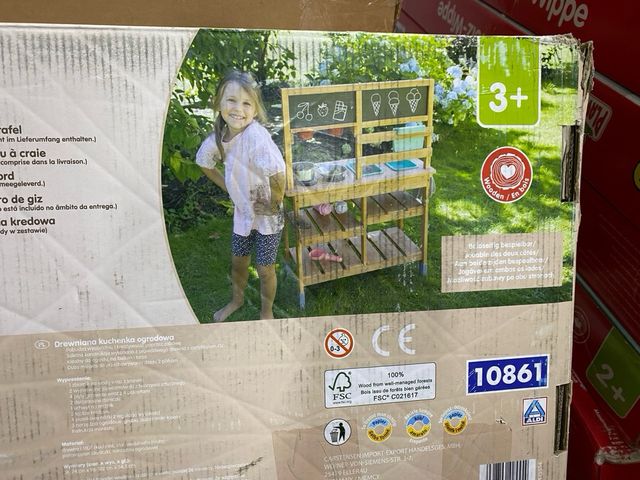 Cucina da giardino in legno