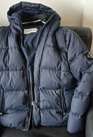 Chaqueta Calvin Klein Jeans Plumas Azul