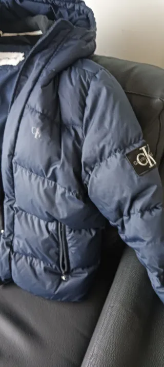 Chaqueta Calvin Klein Jeans Plumas Azul