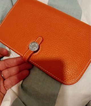 Cartera Hermes Naranja