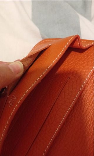 Cartera Hermes Naranja