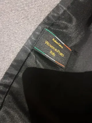 Abrigo Zara Lana Gris Talla XL