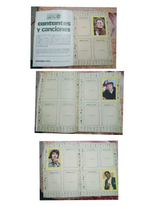 Álbum Cromos Cantantes y Canciones 96 Cromos