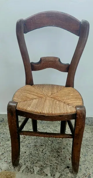 Silla infantil vintage Francés