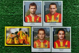 5 figurine Lecce Calciatori Panini 2005/06