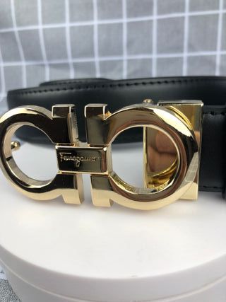 Cinturón Salvatore Ferragamo Hebilla Dorada