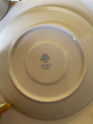 Set 2 tazze tea porcellana Limoges France