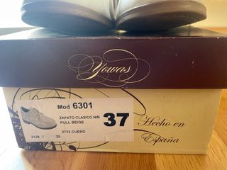Zapatos comunión Talla 37 T37 Blanco Beige