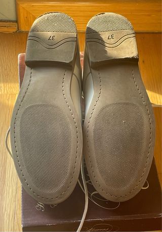 Zapatos comunión Talla 37 T37 Blanco Beige