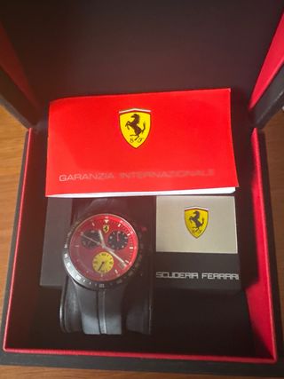 Reloj Ferrari SF01-RD Cronógrafo Original