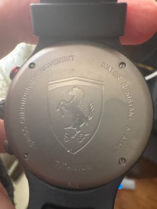 Reloj Ferrari SF01-RD Cronógrafo Original