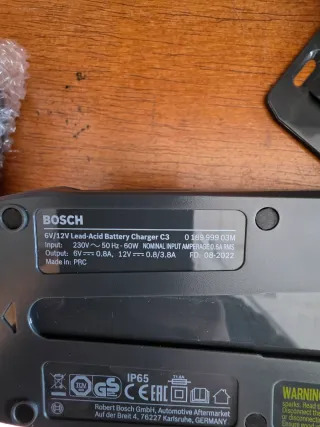 Cargador Batería Coche Bosch C3