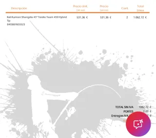 Cañas de Pescar Kali Kunnan Shangrila 45° TEAM TZ