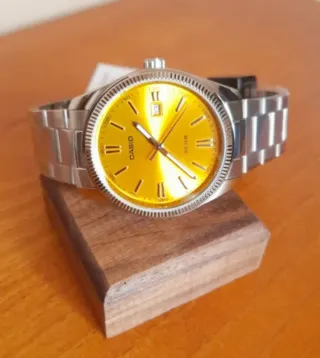 Reloj Casio MTP-1302PD-2A2VEF Esfera Amarilla,Nevo