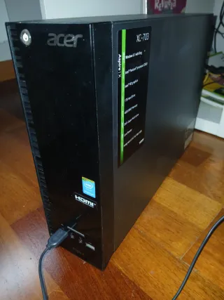 Ordenador Sobremesa Acer XC-703 Negro CON TODO