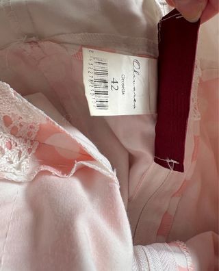 Vestido Flamenca Lunares Rosa y Blanco