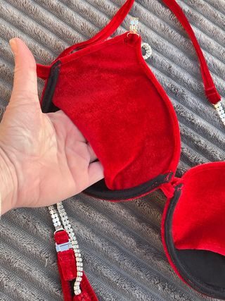 Bikini Competición Fitness rojo