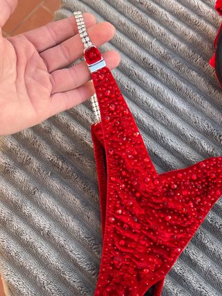 Bikini Competición Fitness rojo