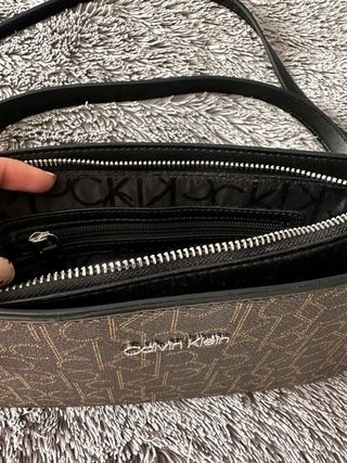 Bolso Calvin Klein Marrón y Negro