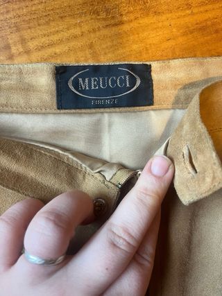 Gonna Meucci Firenze vera pelle taglia 50