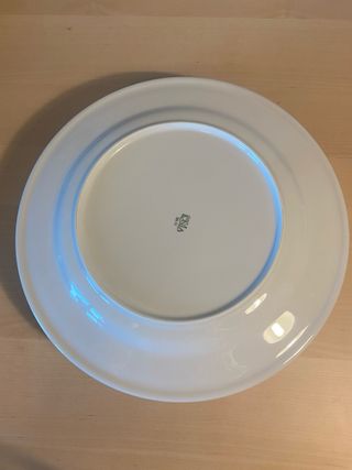 Set 5 Platos Porcelana Ionia blancos