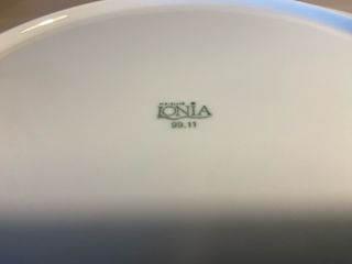 Set 5 Platos Porcelana Ionia blancos