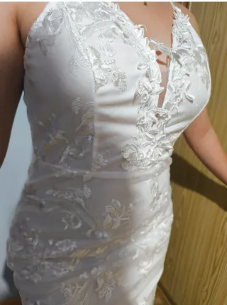 Vestido de Novia Blanco Encaje