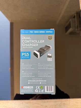 Cargador Dual Mandos PS5/Xbox Series/Swi