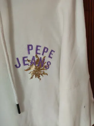 Sudadera Pepe Jeans Blanca