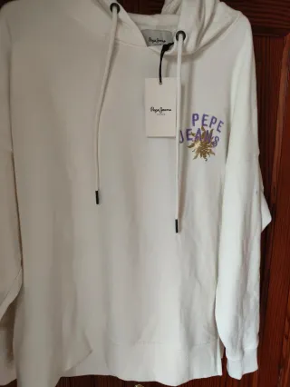 Sudadera Pepe Jeans Blanca