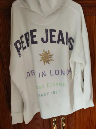 Sudadera Pepe Jeans Blanca
