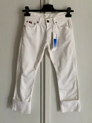 Pantaloni bianchi bambino Gas tg 10