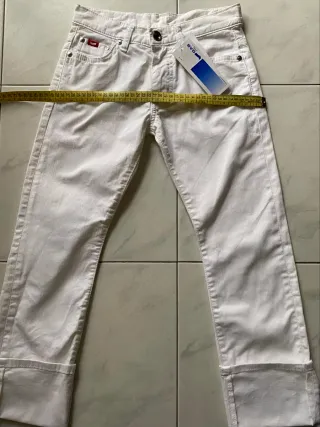 Pantaloni bianchi bambino Gas tg 10