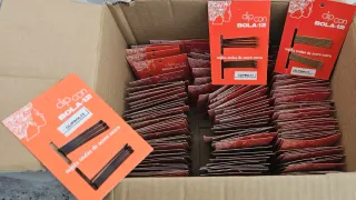 Lote de horquillas negras,rubio y marron