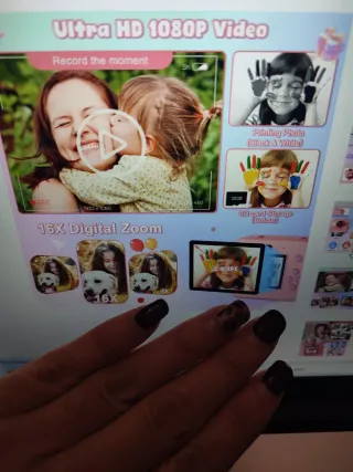 Fotocamera Istantanea Bambini Rosa