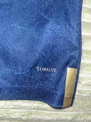 Camiseta Real Madrid Adidas Azul y Dorada