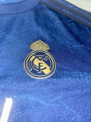 Camiseta Real Madrid Adidas Azul y Dorada